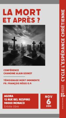 Conférence : "La mort et après ?..."